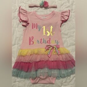 Baby girl first birthday outfit size 12 months